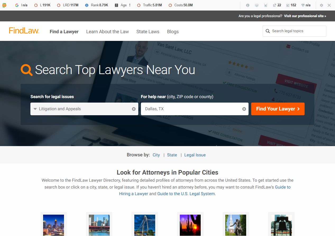 Lawyer Directory SEO Services